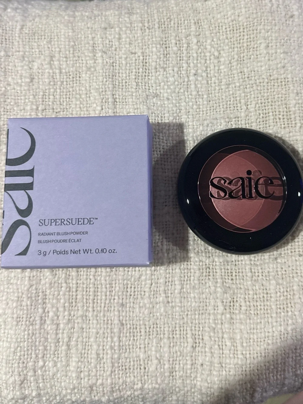 Saie- SuperSuede Radiant Talc-Free Baked Powder Blush